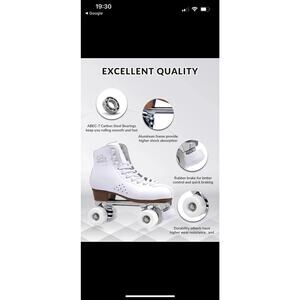 PAPAISON Roller Skates for Women and Men, Deluxe 2 Layer Microfiber Leather